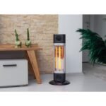 Anglies pluošto infraraudonųjų spindulių šildytuvas Veito CH1200 LT, juodas 06-00192 - Image 2