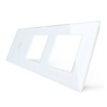 Vienpolis sensorinis dangtelis su dviviečiu rėmeliu Feelspot, baltas 47-00144 - Image 2