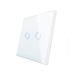 Dvipolis sensorinis jungiklio dangtelis Feelspot, baltas, 86x86mm 47-00087 - Image 3