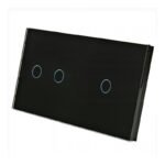 Dvivietis dvipolis / vienpolis sensorinis jungiklio dangtelis Feelspot, juodas 47-00106 - Image 2