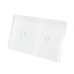 Dvivietis vienpolis sensorinis jungiklio dangtelis Feelspot, baltas 47-00102 - Image 2