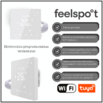 Elektroninis programuojamas termostatas Feelspot WTH22.16 NEW, WiFi, Tuya 05-00186