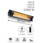 Halogeninis infraraudonųjų spindulių šildytuvas Trotec IR 2005 06-01082 - Image 11