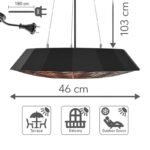 Halogeninis infraraudonųjų spindulių šildytuvas Trotec IR 2010 SC 06-01053 - Image 5