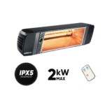 Halogeninis infraraudonųjų spindulių šildytuvas VARMA 304 su pulteliu 06-01098