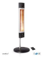 Infraraudonųjų spindulių šildytuvas Veito CH1800 RE, juodas 06-00174