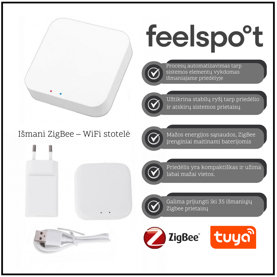 ismani-zigbee-wifi-stotele-feelspot-zb22-30-tuya-1 Išmani ZigBee – WiFi stotelė Feelspot ZB22, 3.0 Tuya 05-00180 - Image 1