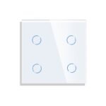 Keturpolis sensorinis jungiklio dangtelis Feelspot, baltas, 47x47mm 47-00165