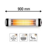 Kvarcinis infraraudonųjų spindulių šildytuvas Trotec IR 2570 S 06-00409 - Image 4