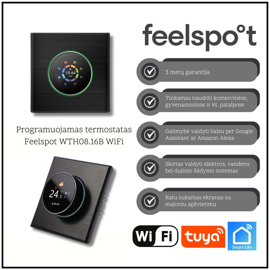 programuojamas-termostatas-feelspot-wth0816b-wifi-juodas-tuya-smart-life-1 Programuojamas termostatas Feelspot WTH08.16B WiFi, juodas, Tuya, Smart Life 05-00191 - Image 1