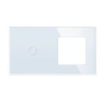 Vienpolis sensorinis dangtelis su vienviečiu rėmeliu Feelspot, baltas 47-00114