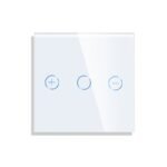 Sensorinis jungiklio dimerio dangtelis Feelspot, baltas, 47x47mm 47-00169