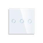 Tripolis sensorinis jungiklio dangtelis Feelspot, baltas,47x47mm 47-00160