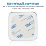 Vandeniui atsparus lauko šviesos ryškumo jutiklis su WIFI Feelspot FS-LBS02W 0-30000 LUX, Tuya 50-00026 - Image 6