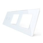 Dvipolis sensorinis dangtelis su dviviečiu rėmeliu Feelspot, baltas 47-00147 - Image 2