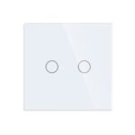 Dvipolis sensorinis jungiklio dangtelis Feelspot, baltas, 86x86mm 47-00087